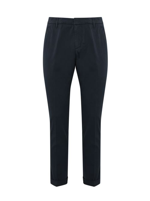 Pantalone Gaubert in cotone stretch blu DONDUP | UP235 GSE046U IZ1890